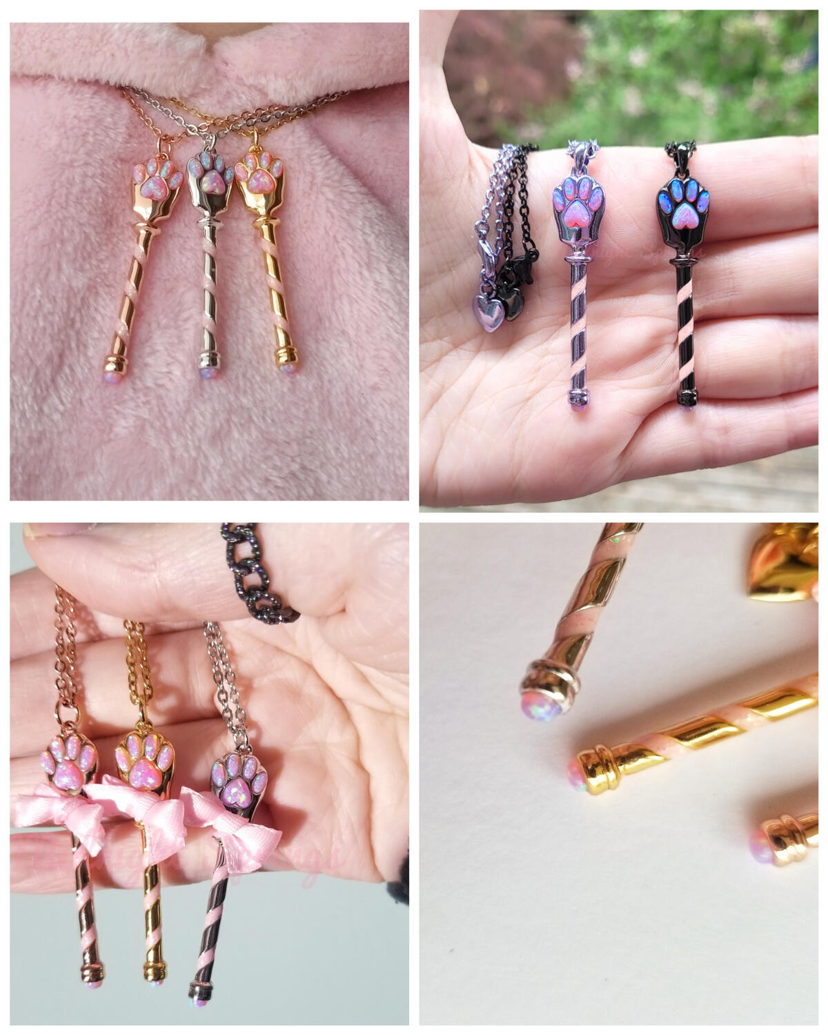 Cat Paw Pendants Cat Paw Pendants